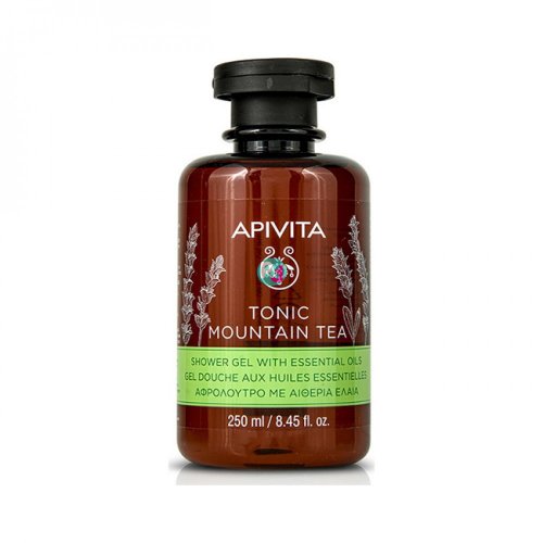 Apivita Tonic Mountain Tea Αφρόλουτρο Με Αιθέρια Έλαια 250ml